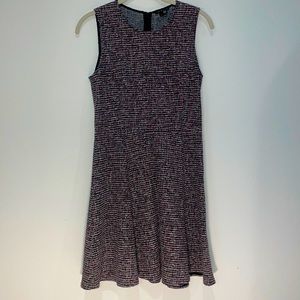 Theory tweed dress - sleeveless jumper style, size 4, made in USA